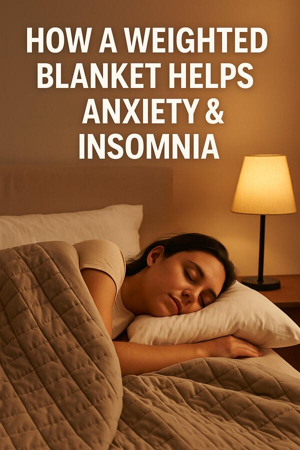 How a Weighted Blanket Helps Anxiety and Insomnia How a Weighted Blanket Helps Anxiety and Insomnia